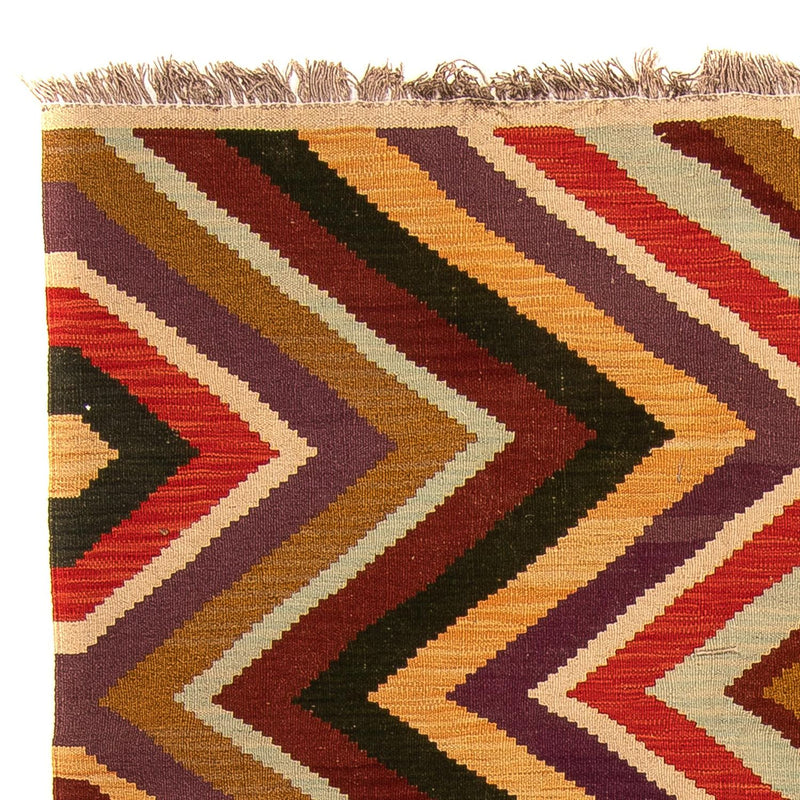 Kelim Rug - Splash - 203 x 145 cm - multicolored