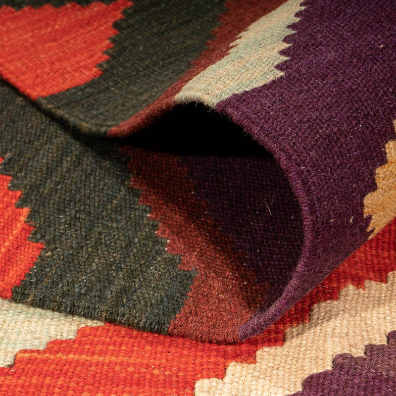 Kelim Rug - Splash - 203 x 145 cm - multicolored