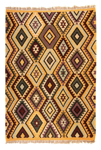 Kilim Maimana Rug 154x193cm - Wool Rug