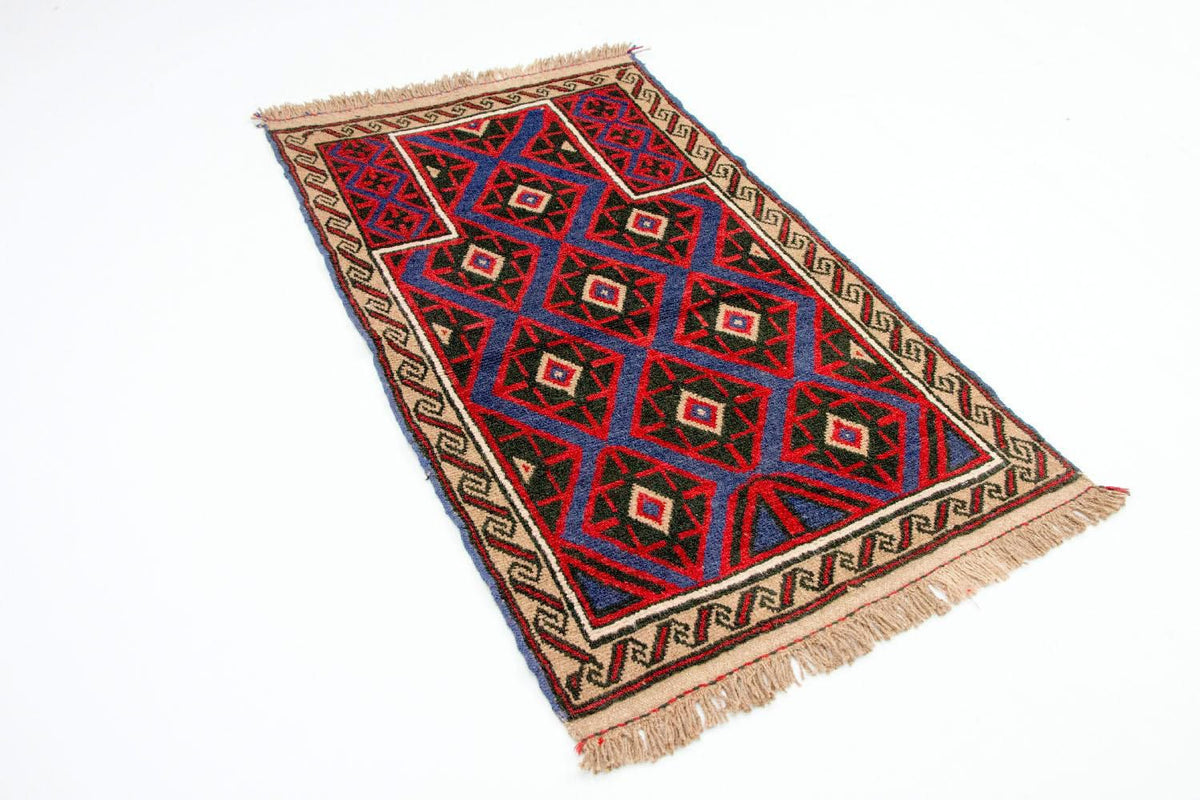 Belutsch Rug - 135 x 82 cm - red