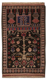 Belutsch Rug - 133 x 77 cm - brown