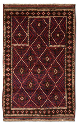 Belutsch Rug - 127 x 85 cm - multicolored