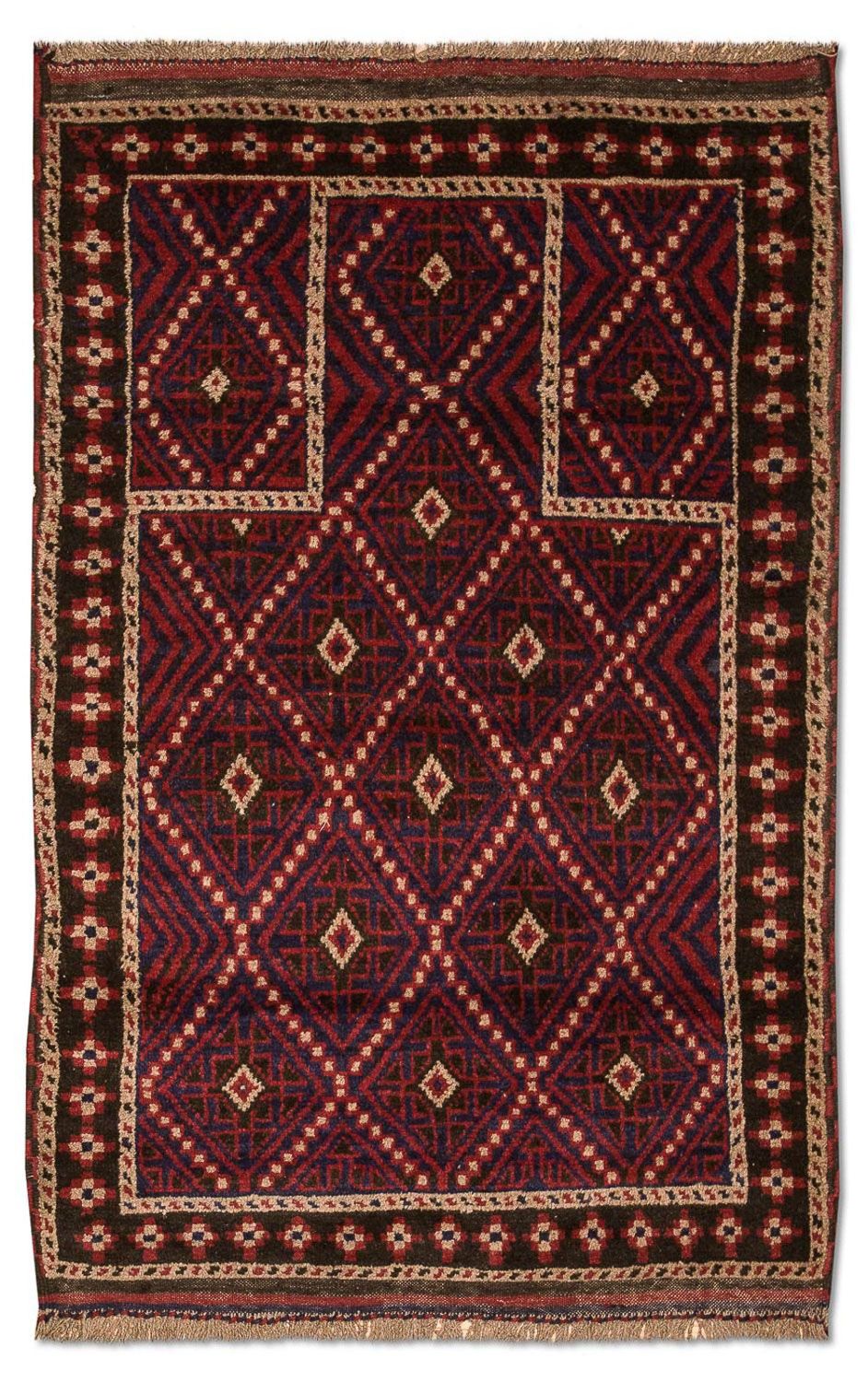 Belutsch Rug - 127 x 85 cm - multicolored