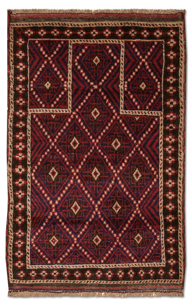 Belutsch Rug - 127 x 85 cm - multicolored