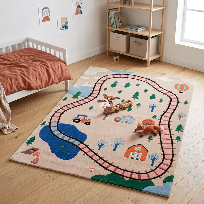 Train Kids Rug