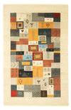 Loribaft Rug Awaro - Wool Rug - Rectangle / Beige / 70 x 140 cm Rectangle
