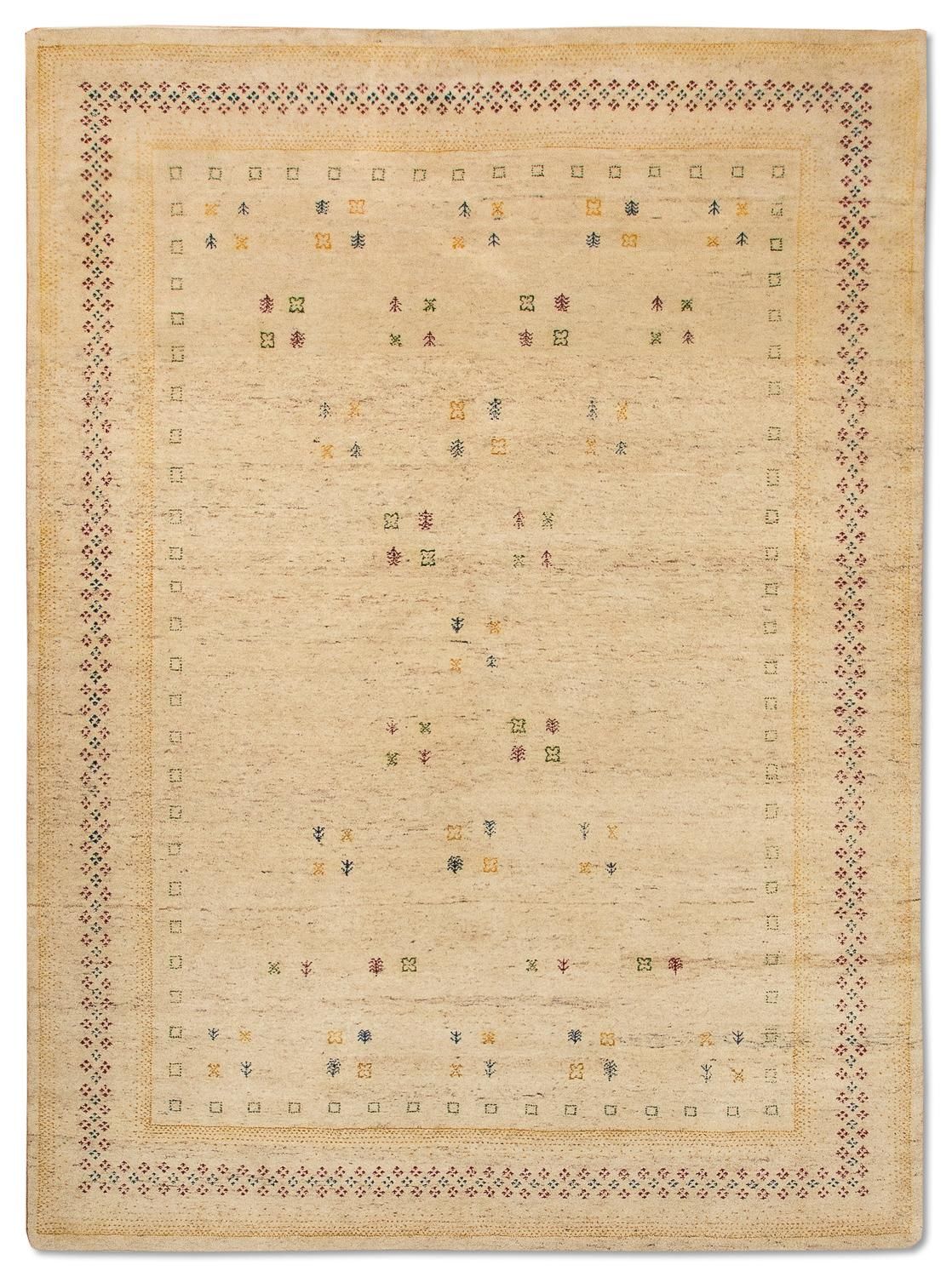 Gabbeh Rug - Loribaft Perser - 400 x 300 cm - beige