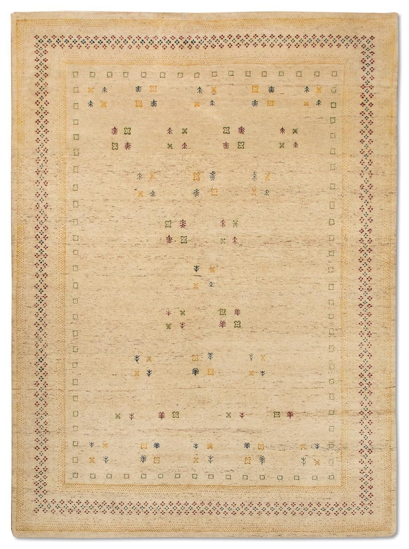 Gabbeh Rug - Loribaft Perser - 400 x 300 cm - beige