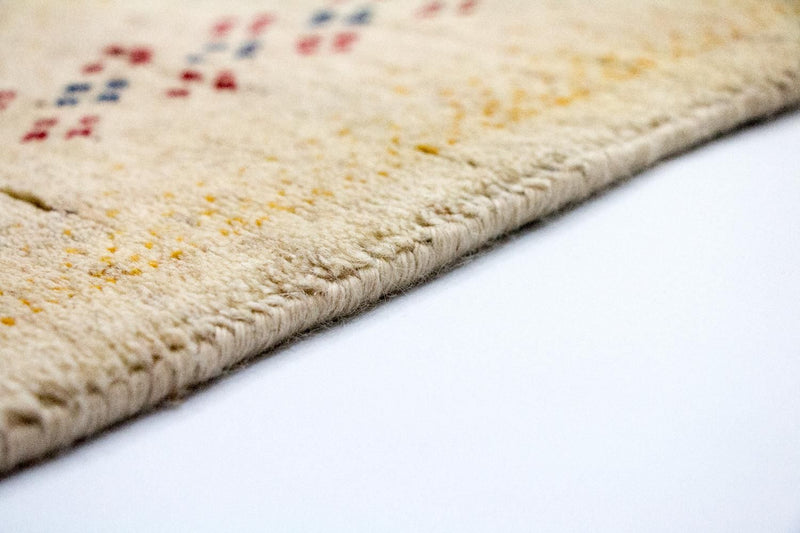 Gabbeh Rug - Loribaft Perser - 400 x 300 cm - beige