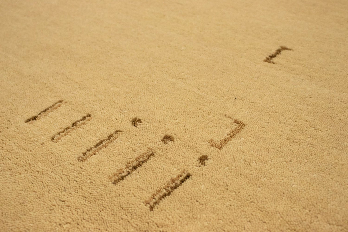 Runner Gabbeh Rug - Indus - 400 x 80 cm - beige