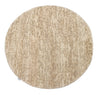 Wool Rug Mosaik - Wool Rug - Round / Beige / 200 x 200 cm Round