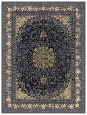 Oriental Woven Rug - Golden Glam - rectangle