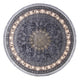 Oriental Woven Rug Golden Glam