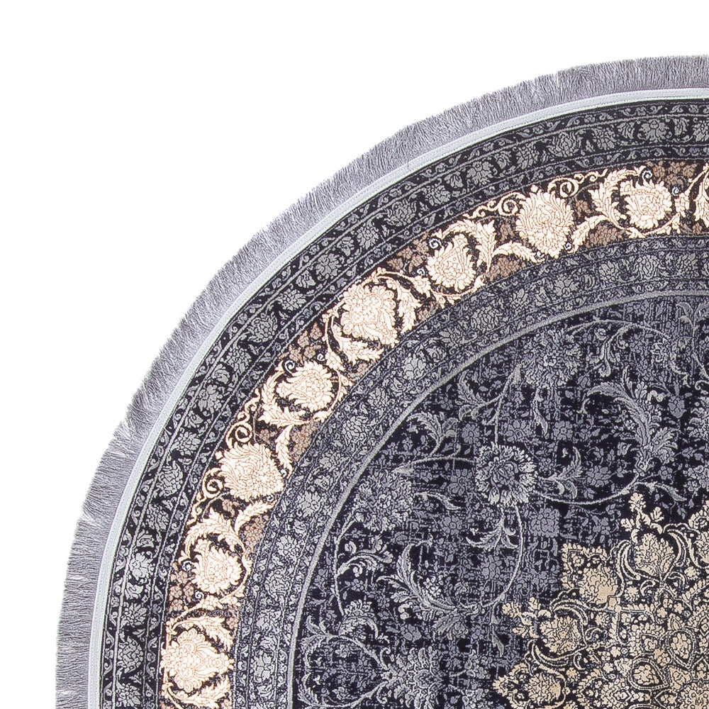 Oriental Woven Rug Golden Glam
