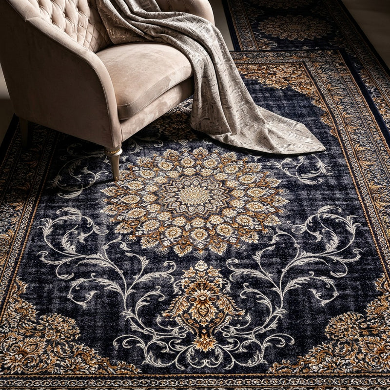 Oriental Woven Rug Saffron Sensations