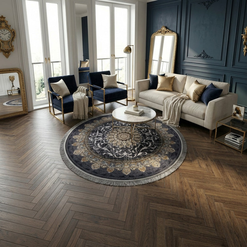 Oriental Woven Rug Saffron Sensations