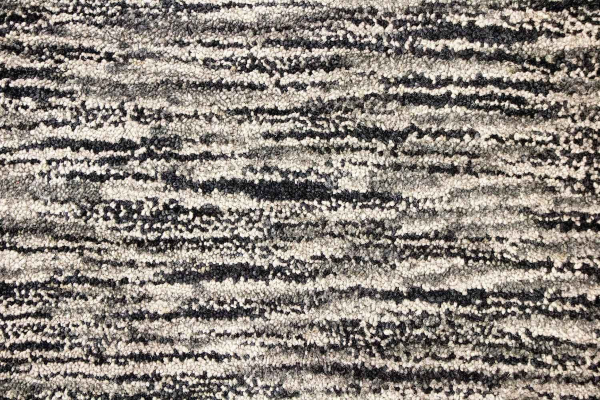 Wool Rug - 240 x 155 cm - black