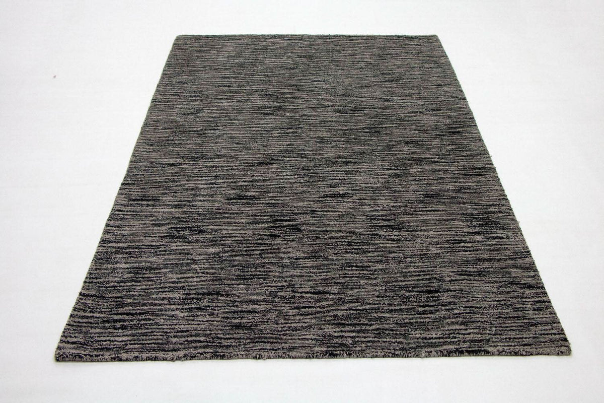 Wool Rug - 240 x 155 cm - black
