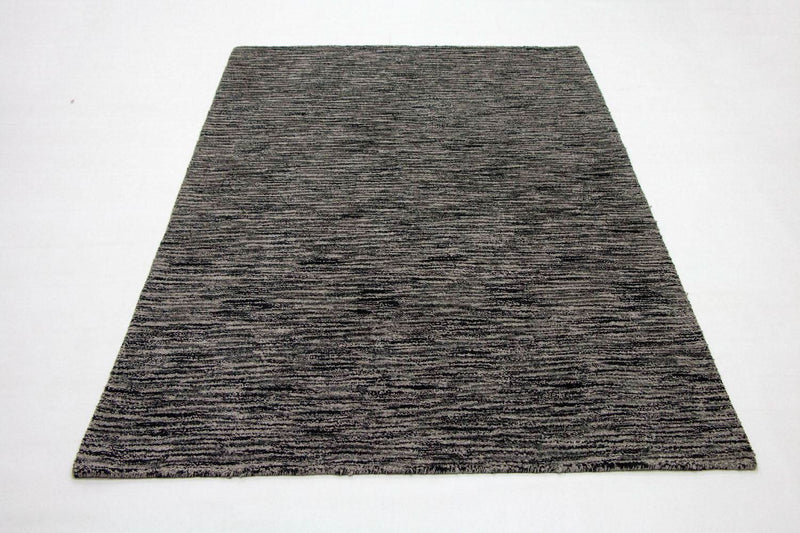 Wool Rug - 240 x 155 cm - black