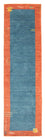 Runner Gabbeh Rug - Indus - 200 x 80 cm - blue