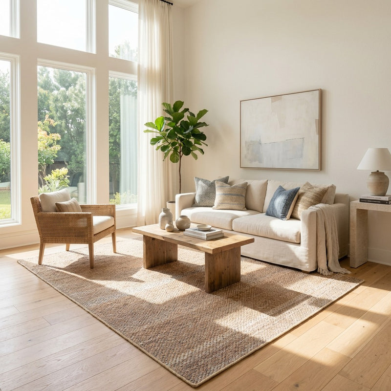 Jute Carpet Rug Cosmo