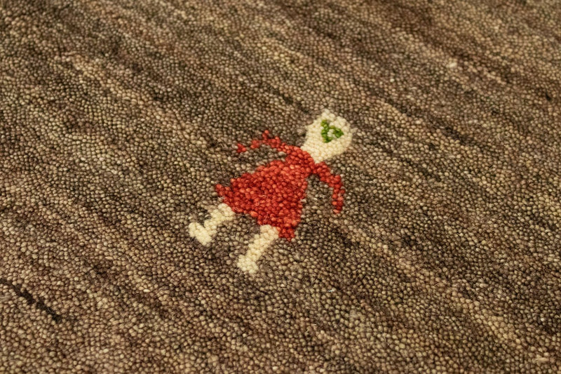 Gabbeh Rug - Indus - 250 x 200 cm - brown