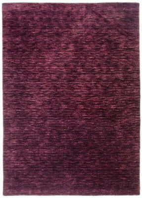 Wool Rug - 169 x 123 cm - purple
