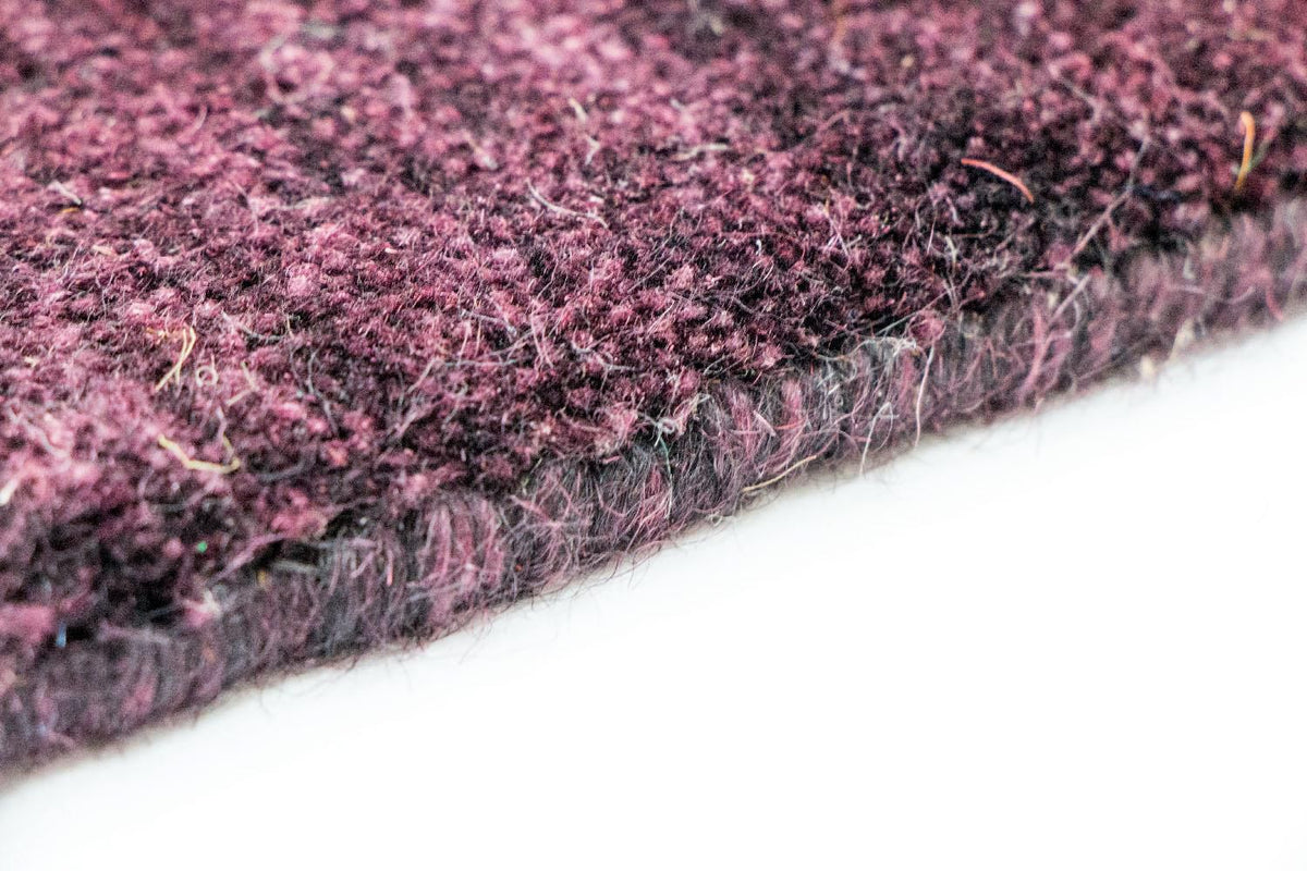 Wool Rug - 169 x 123 cm - purple