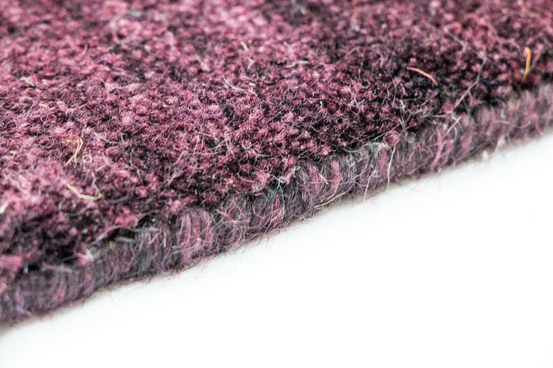 Wool Rug - 169 x 123 cm - purple