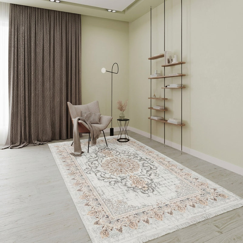 Oriental Woven Rug Saffron Sensations