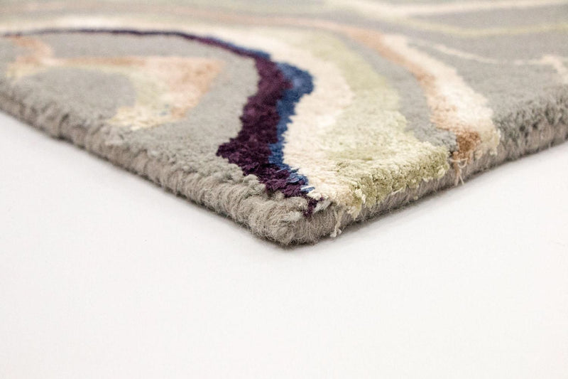 Designer Rug - 243 x 153 cm - silver