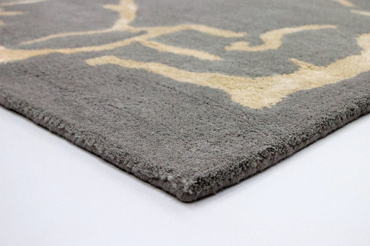 Designer Rug - 241 x 154 cm - grey