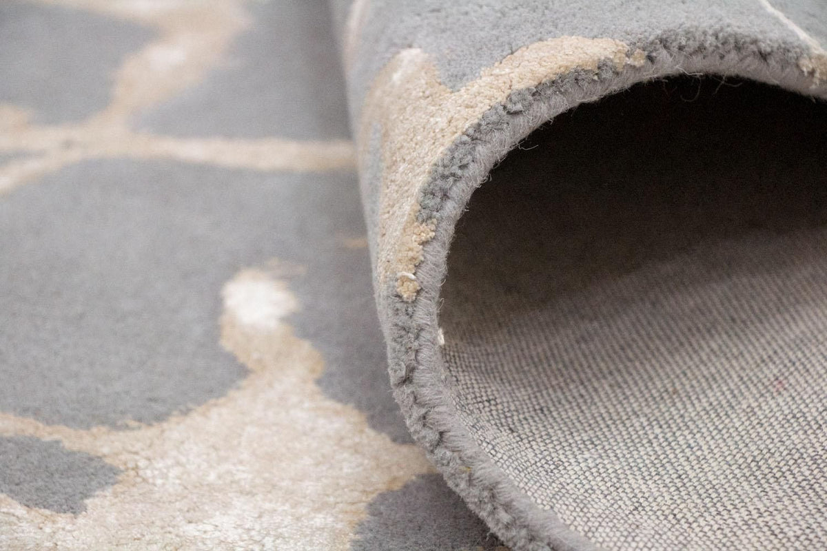 Designer Rug - 241 x 154 cm - grey