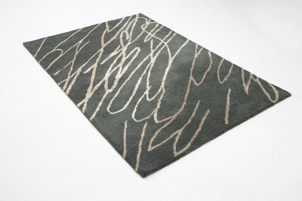 Designer Rug - 180 x 121 cm - blue