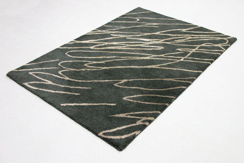 Designer Rug - 180 x 121 cm - blue