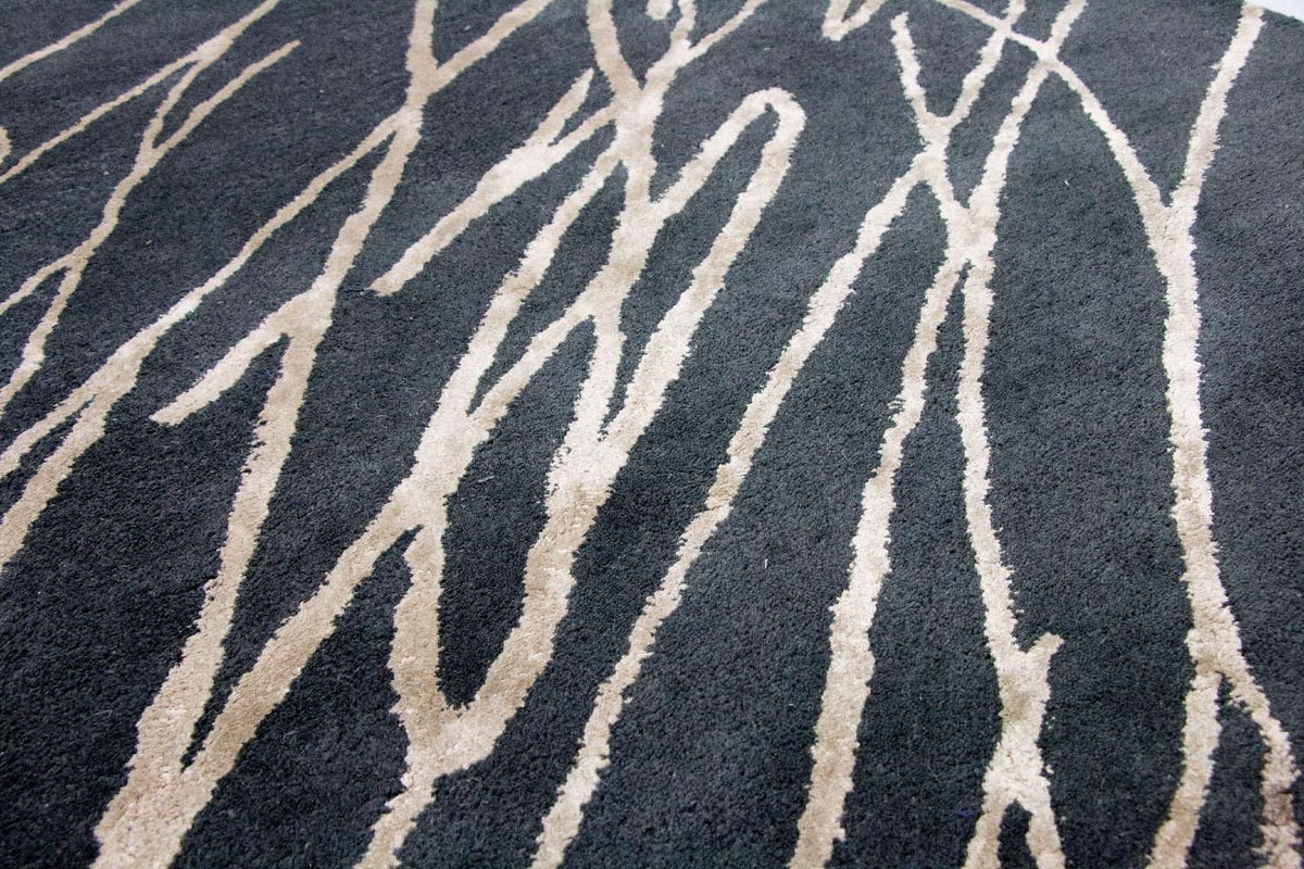 Designer Rug - 180 x 121 cm - blue