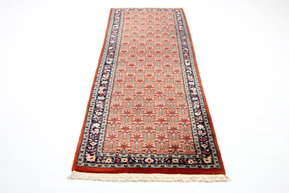 Runner Oriental Rug - 263 x 76 cm - red