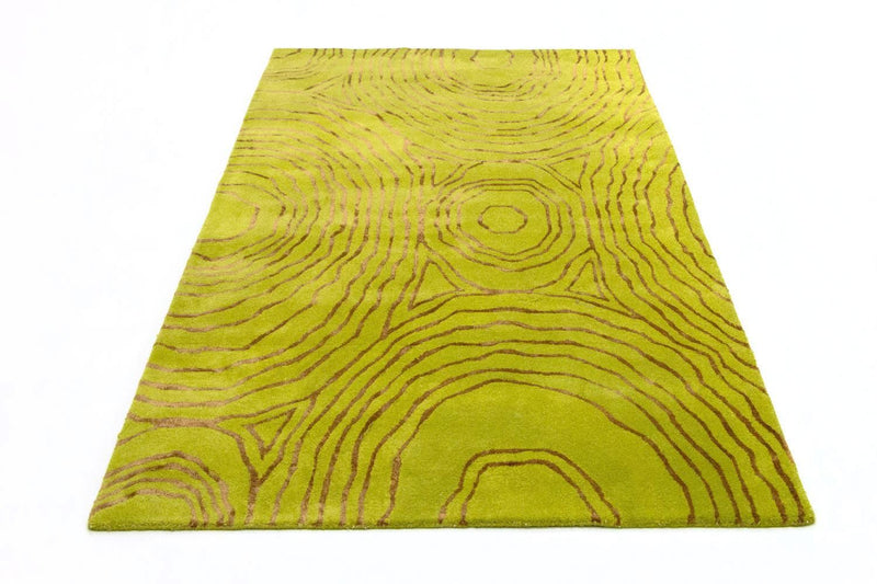Designer Rug - 241 x 152 cm - light green