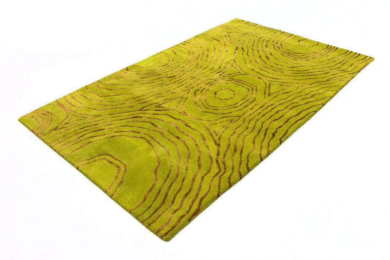 Designer Rug - 241 x 152 cm - light green