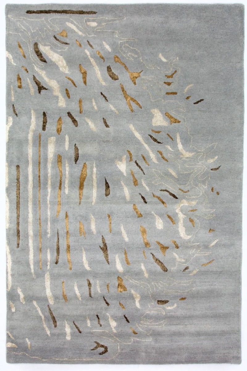 Designer Rug - 242 x 153 cm - grey