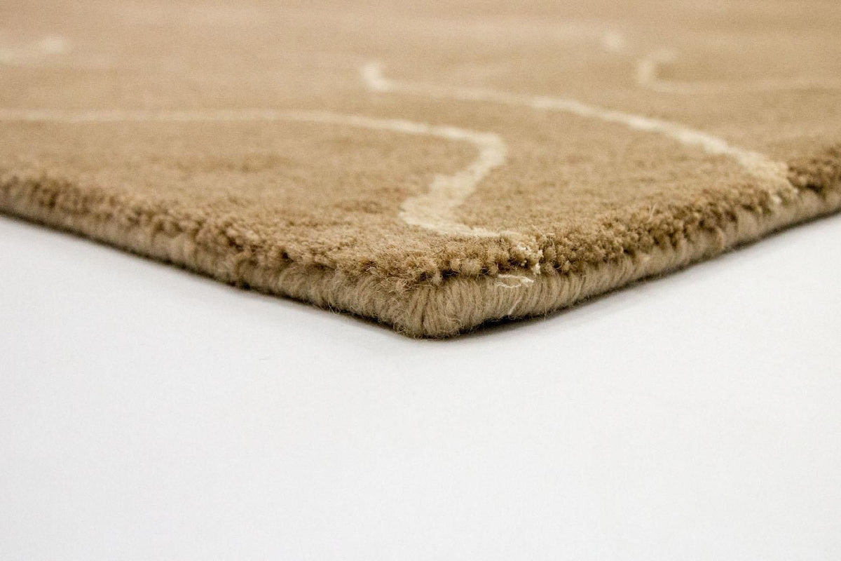 Designer Rug - 240 x 151 cm - brown