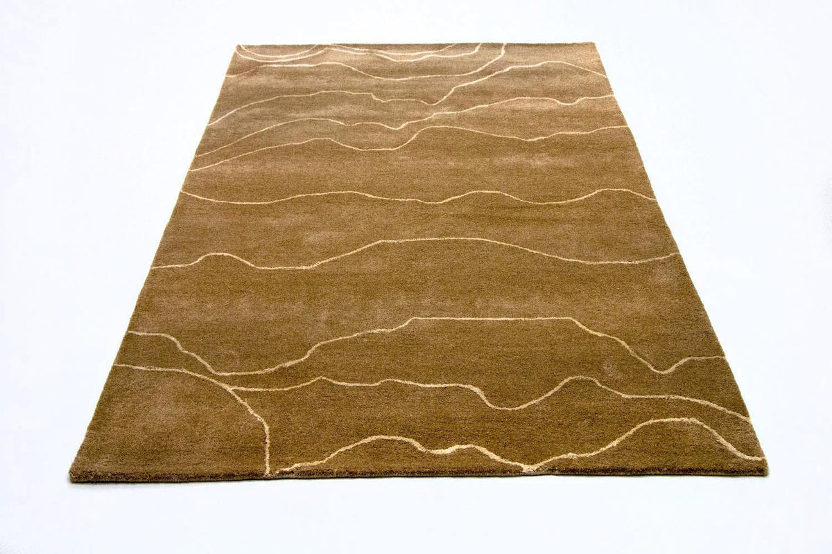 Designer Rug - 240 x 151 cm - brown