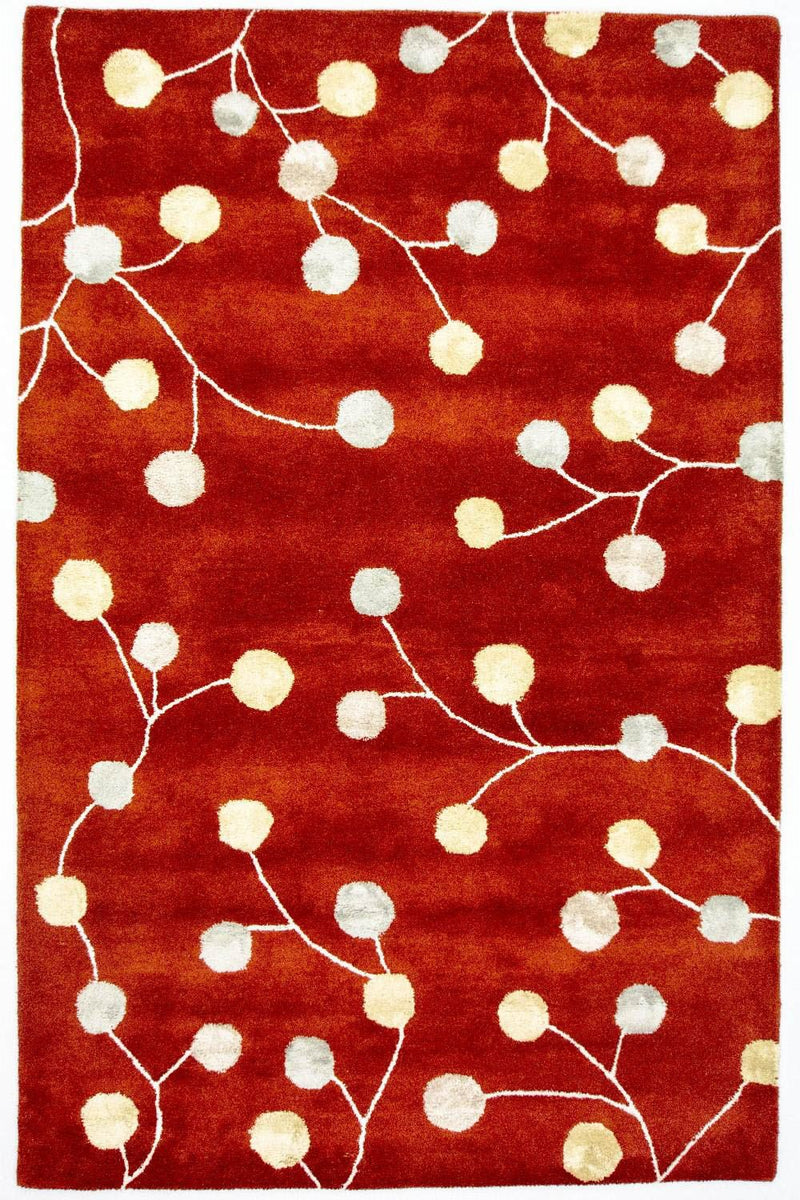 Designer Rug - 240 x 155 cm - red