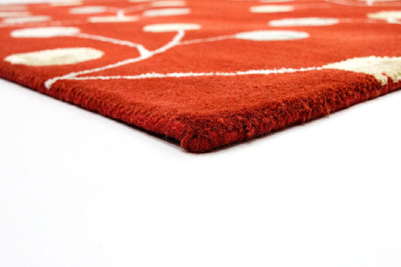 Designer Rug - 240 x 155 cm - red