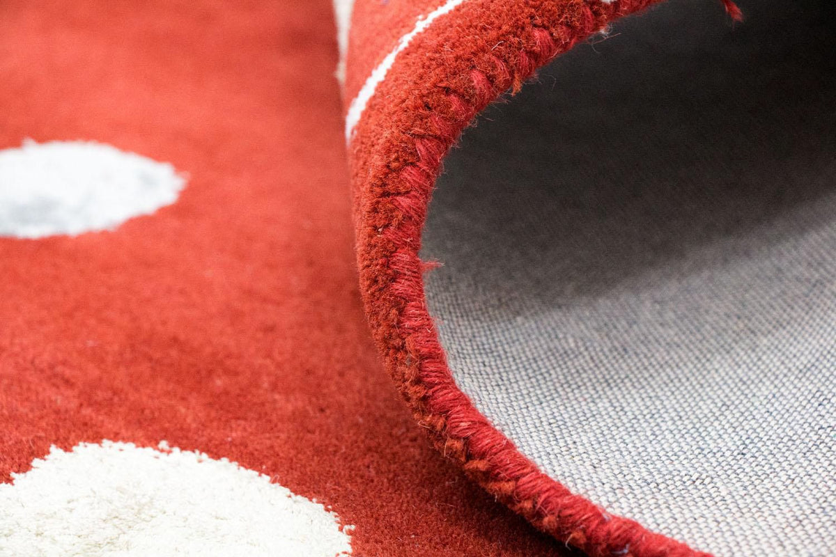 Designer Rug - 240 x 155 cm - red