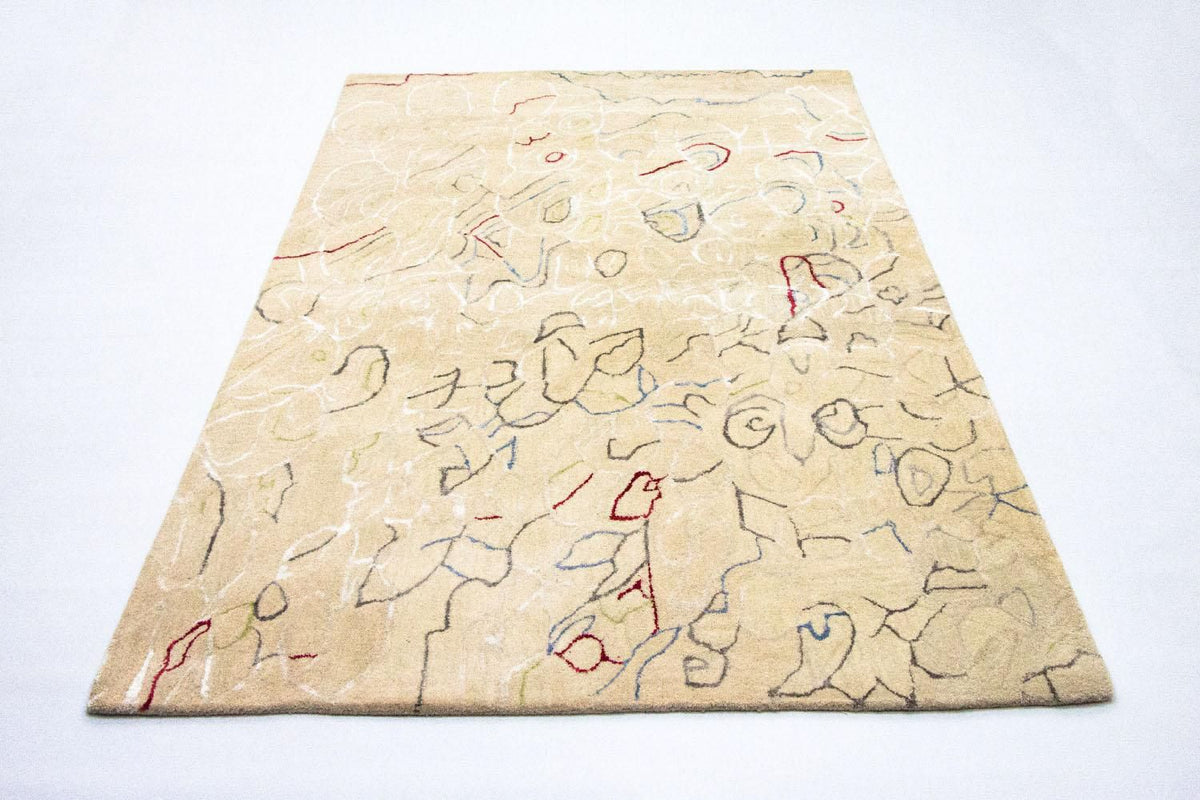 Designer Rug - 242 x 152 cm - beige