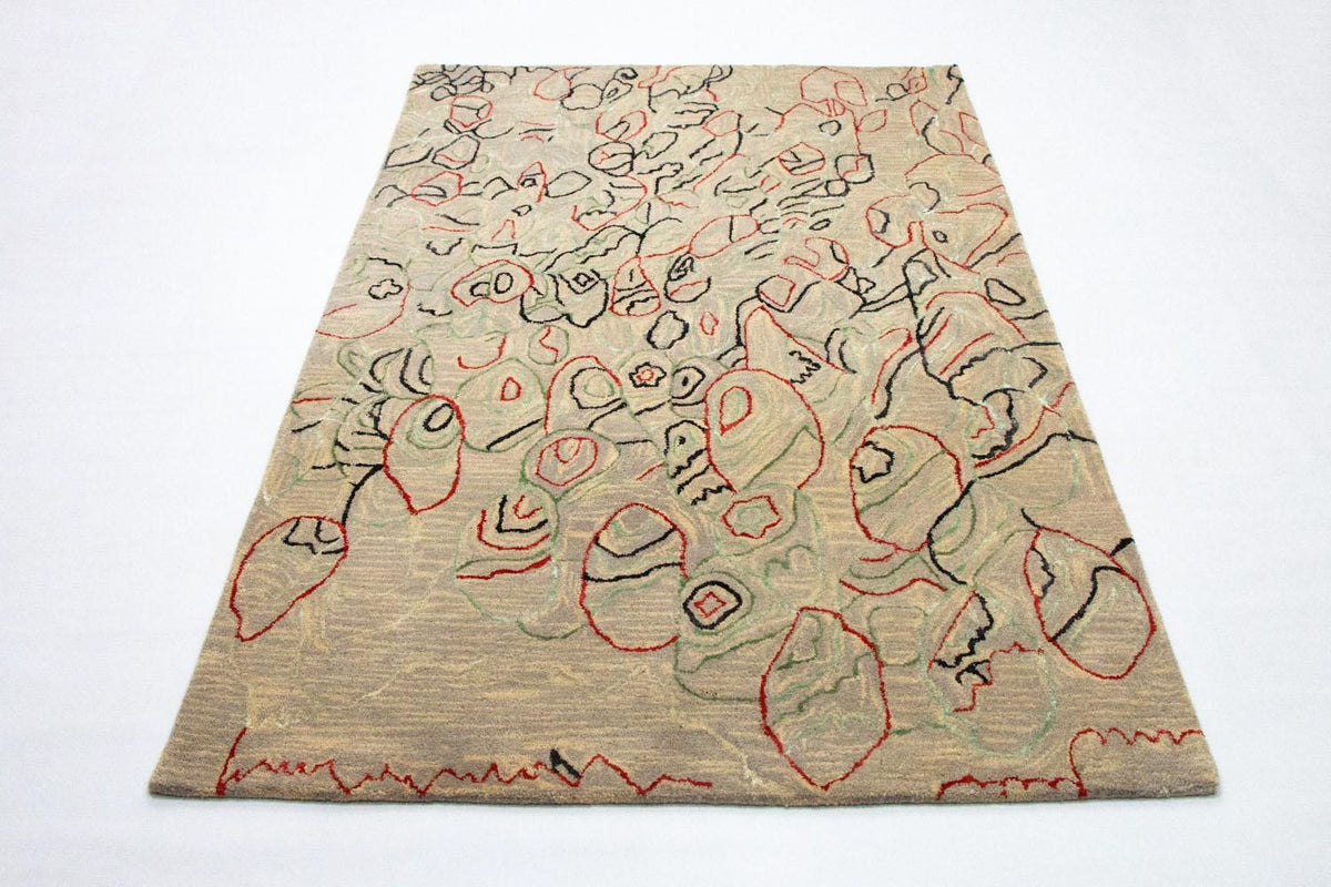 Designer Rug - 242 x 152 cm - beige