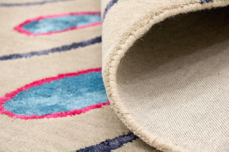 Designer Rug - 240 x 152 cm - beige