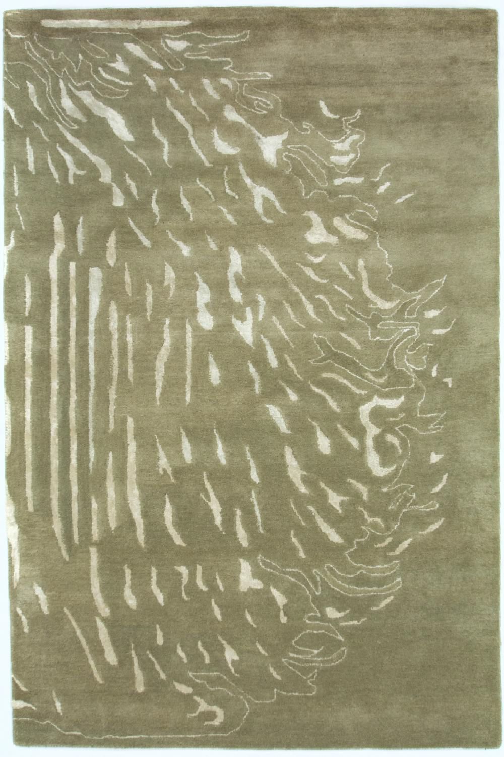 Designer Rug - 242 x 152 cm - grey