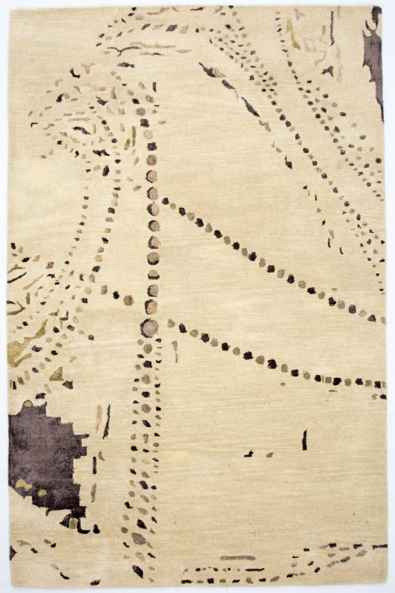 Designer Rug - 243 x 153 cm - beige